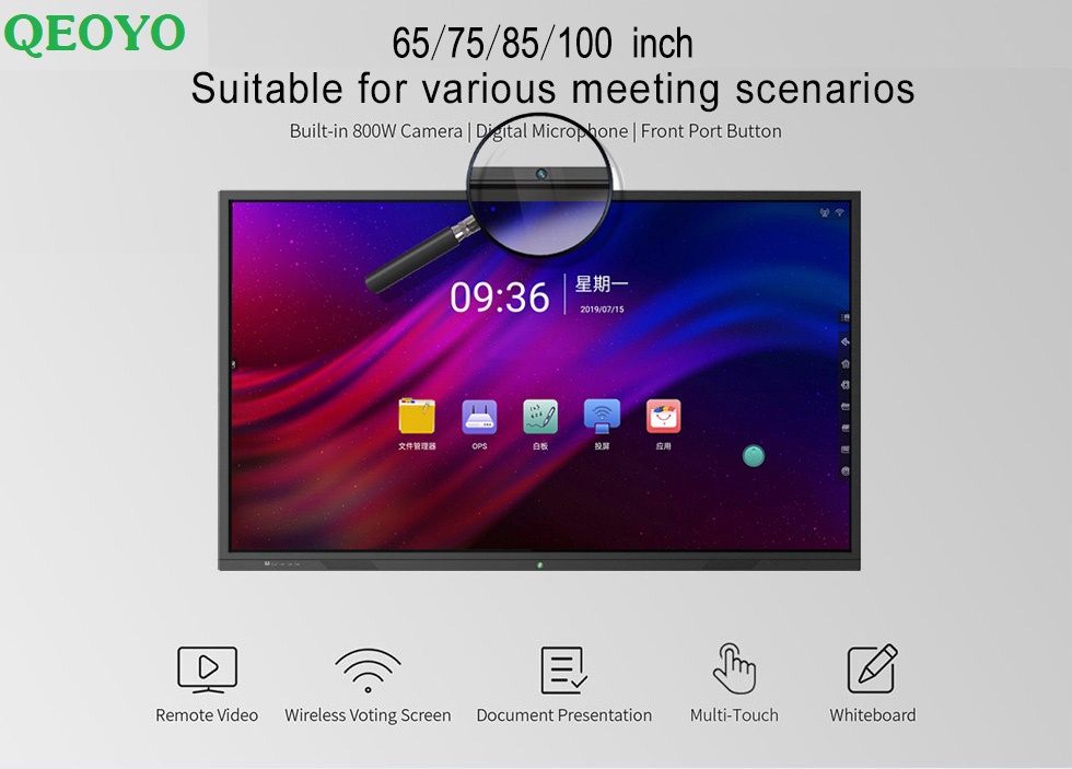 Màn hình tương tác Qeoyo 85 inch 